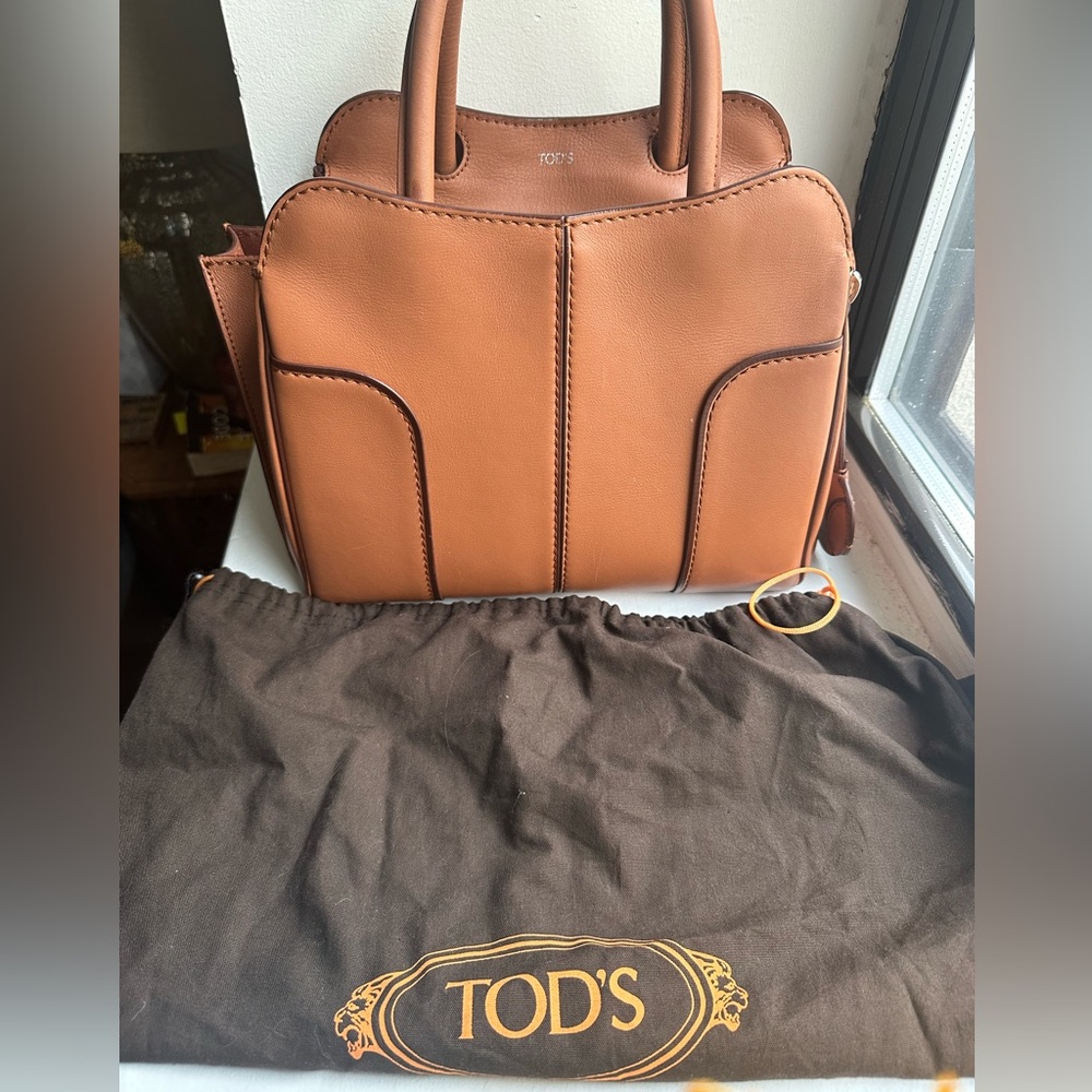 Tod’s Sella Tote Handbag Brown with Dust Bag